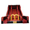 Vertical Rush Inflatable Slides with Rock Wall / Inflatable Climbing Wall with Dry Slide for Adults And Kids