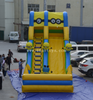 New design commercial inflatable minion slide /inflatable dry slide/Minion Inflatable Trampoline Slide for kids amusement park