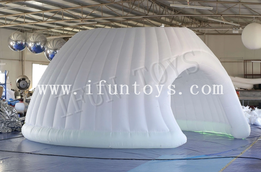 LED Lighting Inflatable Dome Tent for Party / Inflatable Meeting Pods ...